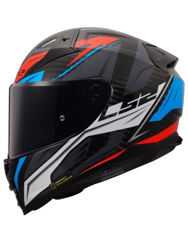 CASCO FF811 VECTOR II C SAVAGE WHIT BLU RED TG.M