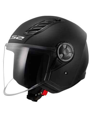 CASCO OF616 AIRFLOW II MATT BLACK TG.XS LS2