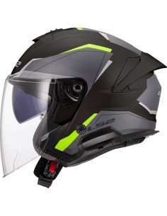 CASCO OF618 VERSO II AIR BLACK H-V YELLOW TG.M