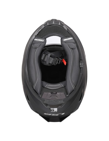 CASCO FF817 CHALLENGER II SOLID MATT BLACK TG.XL