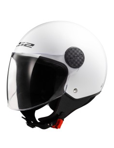CASCO OF558 SPHERE II SOLID GLOSS WHITE TG.XS LS2 2