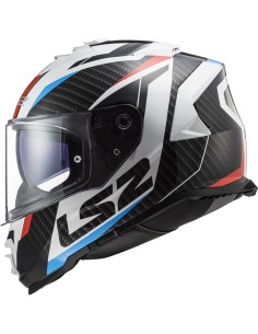 CASCO STORM II RACER RED BLUE TG XL LS2 FF800*ELI* 2