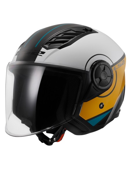 CASCO LS2 OF616 AIRFLOW II COVER WHI BRO TG.S ELI