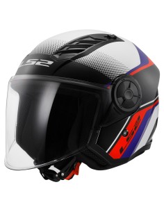 CASCO AIRFLOW II RUSH WHITE BLU RED TG.XL*ELI* 2