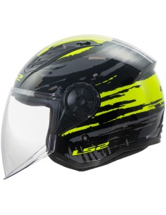 CASCO OF616 AIRFLOW II BRUSH BLACK H-V YELL TG.L 2