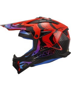 CASCO CROSS WASH RED FAST II MX708 TG.M 2