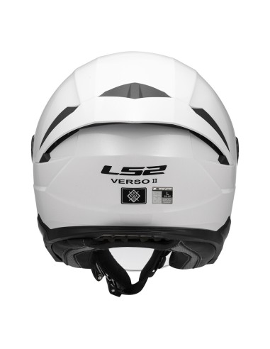 CASCO OF618 VERSO II SOLID WHITE TG.3XL LS2
