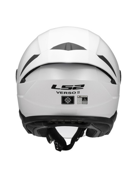 CASCO OF618 VERSO II SOLID WHITE TG.3XL LS2