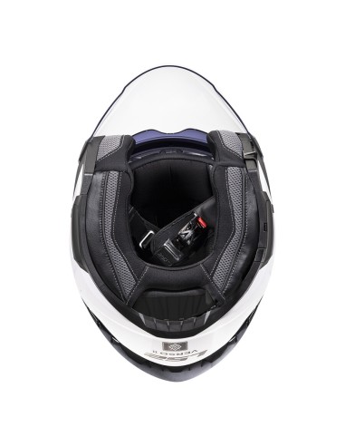 CASCO OF618 VERSO II SOLID WHITE TG.S LS2