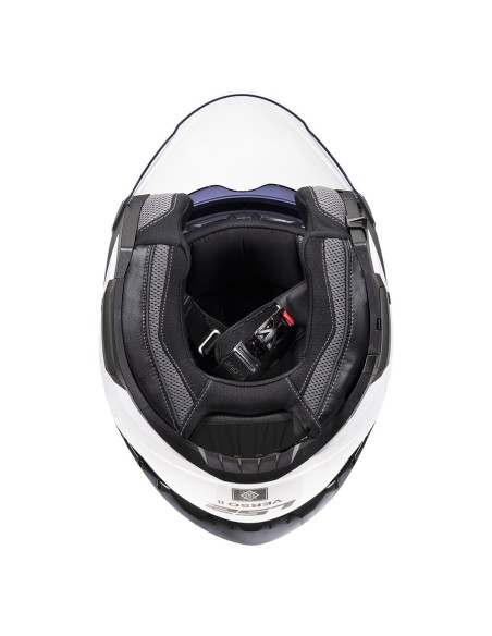 CASCO OF618 VERSO II SOLID WHITE TG.S LS2