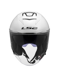 CASCO OF618 VERSO II SOLID WHITE TG.XS LS2