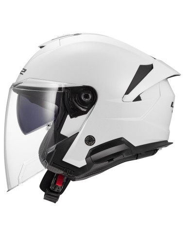 CASCO OF618 VERSO II SOLID WHITE TG.XS LS2