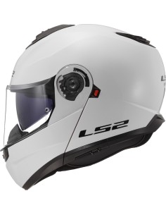 CASCO STROBE II FF908 GLOSS WHITE TG XL LS2