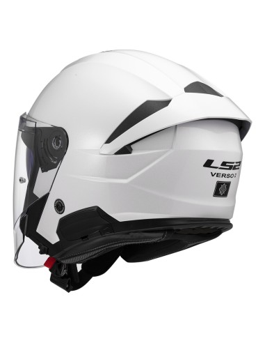 CASCO OF618 VERSO II SOLID WHITE TG.XS LS2