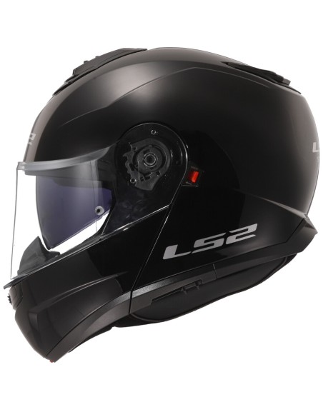 CASCO STROBE II FF908 GLOSS BLACK TG.XS LS2