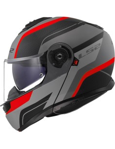 CASCO FF908 STROBE II MONZA BLACK GREY RED TG.S