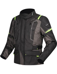 GIACCA MOTO DONNA NARVIK GREY BLACK H-V YELL TG.L 2
