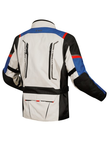 GIACCA MOTO UOMO NARVIK BLUE BLACK GREY RED TG.M