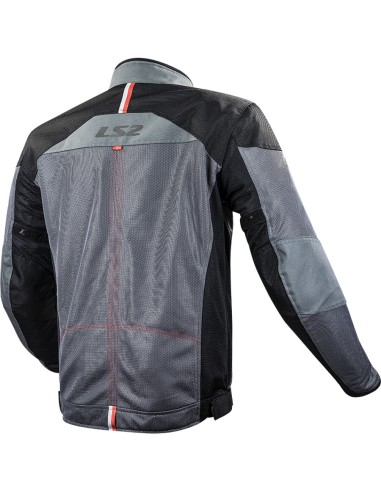 GIACCA UOMO ESTIVA- TRAFORATA LS2 ALBA MAN JACKET DARK GREY BLACK M