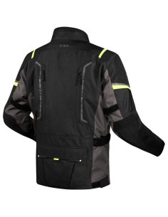 GIACCA MOTO UOMO NARVIK GREY BLACK H-V YELL TG.L