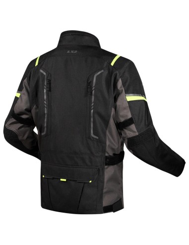 GIACCA MOTO UOMO NARVIK GREY BLACK H-V YELL TG.L