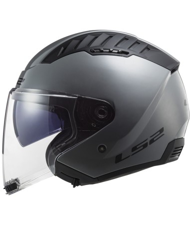 CASCO COPTER SOLID NARDO GREY TG.L LS2 OF600