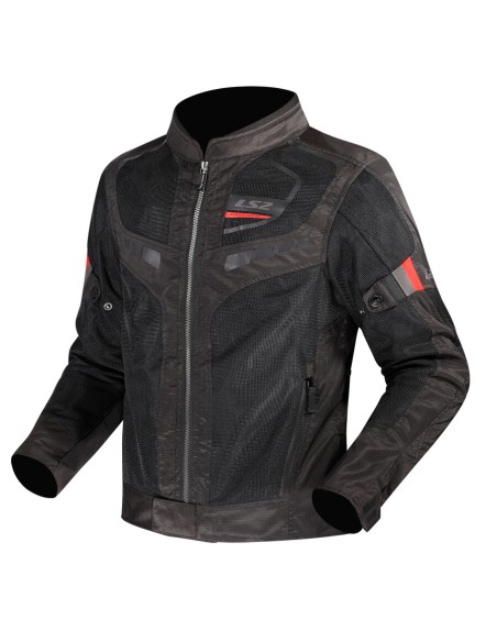 GIACCA UOMO GARDA BLACK RED TG.M*ELI*