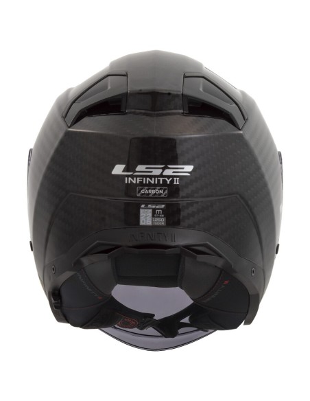 CASCO JET LS2 OF603 INFINITY II GLOSS CARBON-06 3XL