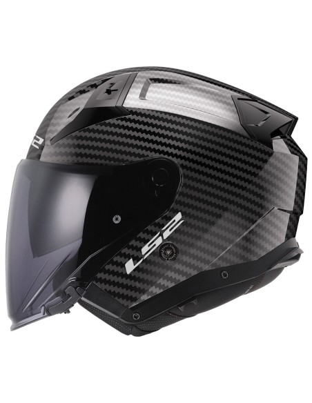 CASCO JET LS2 OF603 INFINITY II GLOSS CARBON-06 S
