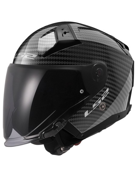 CASCO JET LS2 OF603 INFINITY II GLOSS CARBON-06 XL