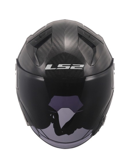 CASCO JET LS2 OF603 INFINITY II GLOSS CARBON-06 XL