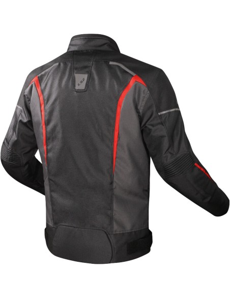 GIACCA MOTO UOMOL S2 SEPANG MAN JACKET BLACK GREY RED XL