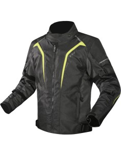 GIACCA MOTO UOMOL S2 SEPANG MAN JACKET BLACK GREY H-V YELLOW L