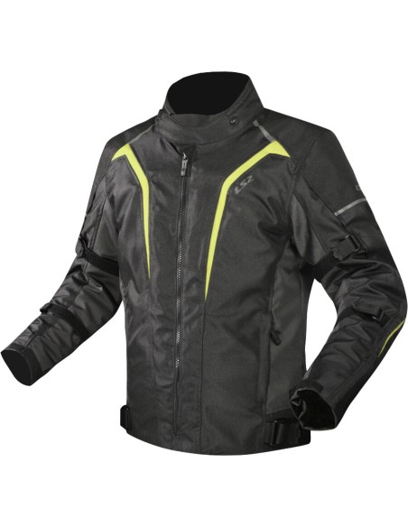 GIACCA MOTO UOMOL S2 SEPANG MAN JACKET BLACK GREY H-V YELLOW M