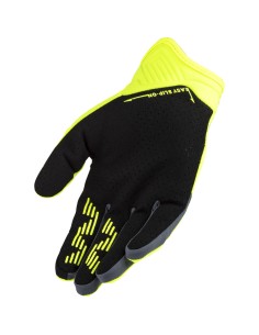 CP.GUANTI MOTO LS2 BEND MAN GLOVES H-V YELLOW GREY M 2