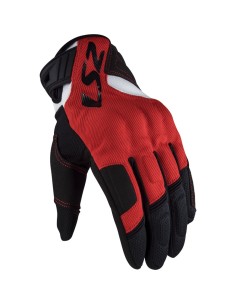 CP.GUANTI MOTO LS2 SILVA MAN GLOVES BLACK RED L