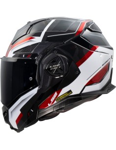 CASCO MODULARE LS2 FF901 ADVANT X SPECTRUM BLACK WHITE RED-06 S