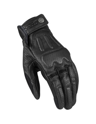 CP.GUANTI PELLE MOTO LS2 RUST MAN GLOVES BLACK LEATHER M