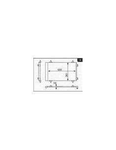 CONDENSATORE CITRON JUMPY -FIAT-PEUG-