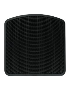 Top, tappetino in pvc - Nero