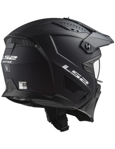 CASCO JET LS2 OF606 DRIFTER SOLID MATT BLACK-06 L