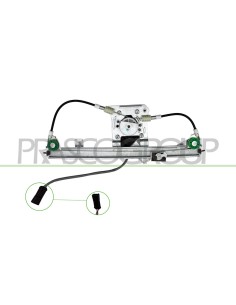 ALZACR. ANTER. ELETTRICO 3P. FIAT-500 07-'07- in poi DX 2