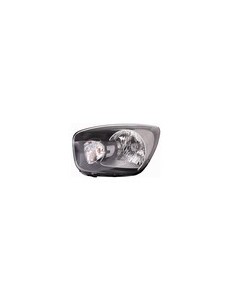 FARO ANTERIORE PROIETTORE DX H4 PRED REG ELETT KIA PICANTO 01/11 in poi  PARAB NERA