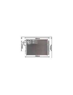 CONDENSATORE HYUNDAI I10 (BA, IA) 1.0