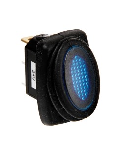 MICRO INTERRUTTORE 12/24V CON LED BLU 45534 LAMPA