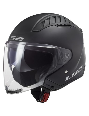 CASCO COPTER II MATT BLACK LS2 OF600 TG.S