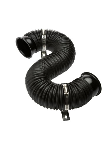 TUBO NERO LUNG. 250-750 MM. - 76 MM. - BLACK HOS
