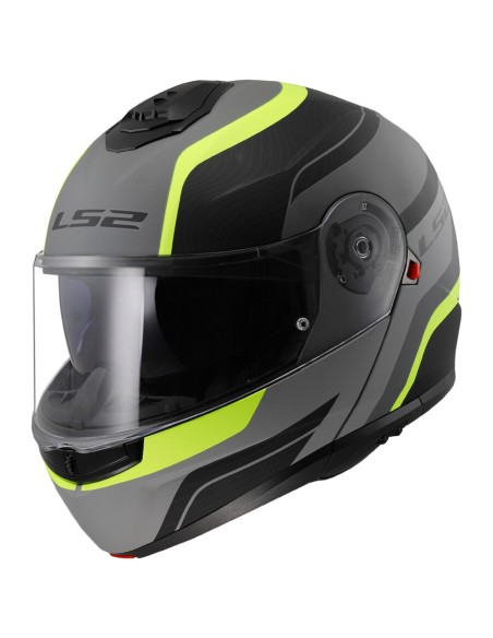 CASCO FF908 STROBE MONZA MATT BLACK YELLOW TG.XL