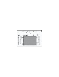 CONDENSATORE MERCEDES CLASSE A (W169)