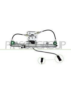 ALZACR. ANTER. ELETTRICO 3P. FIAT-500 07-'07- in poi SX 2